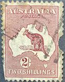 [Definitive Issues - Kangaroo and Map, प्रकार A10]