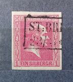 [King Friedrich Wilhelm IV. Smooth Background, Typhographed, प्रकार B]