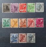 [Joint Allied Occupation Zones Stamps Handstamped, type A]