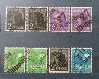 [Joint Allied Occupation Zones Stamps Handstamped, тип A]