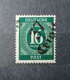 [Joint Allied Occupation Zones Stamps Handstamped, тип A6]