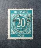 [Joint Allied Occupation Zones Stamps Handstamped, тип A7]