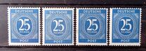 [1a edizione del Consiglio di controllo alleato - A Berlino e nella zona sovietica valido fino al 1948-07-31 - Filigrana: DEUTSCHE POST multipla, discendente , Scrivi A15]