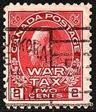 [King George V in Admiral Uniform Overprinted "War Tax", type AL2]