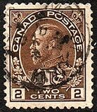 [King George V in Admiral Uniform With War Tax Inscription, Tip AM5]