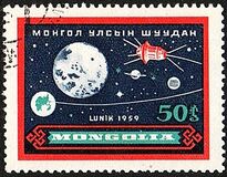 [Launching of the "Luna 3" Rocket, type EI]