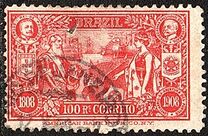 [The 100th Anniversary of the Opening of Brazilian Port, type BX]