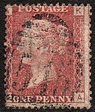 [Queen Victoria - Colored Control Letters in Corners, Tip I]