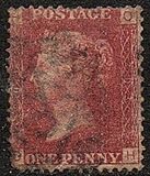 [Queen Victoria - Colored Control Letters in Corners, Tip I]