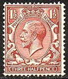 [King George V, 1865-1935 - New Watermark, tip BX6]
