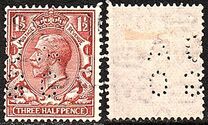 [King George V, 1865-1935 - New Watermark, tip BX6]