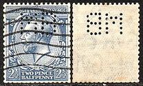 [King George V, 1865-1935 - New Watermark, tip BY6]
