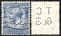 [King George V, 1865-1935 - New Watermark, tip BY6]