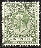 [King George V, 1865-1935 - New Watermark, प्रकार CB4]
