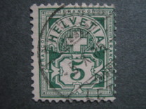 [Helvetia - Cross & Shield - Fiber Paper, प्रकार L3]