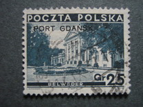 [Polish Postage Stamps Overprinted "PORT GDAŃSK", type J2]