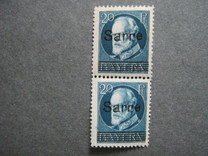 [Bavaria Postage Stamps Overprinted "SARRE", type C3]