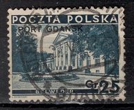 [Polish Postage Stamps Overprinted "PORT GDAŃSK", type J2]