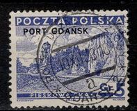 [Polish Postage Stamps Overprinted "PORT GDAŃSK", type J]