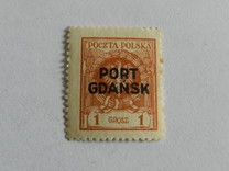 [Polish Postage Stamps Overprinted "PORT GDAŃSK", type A]