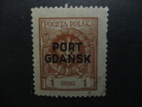 [Polish Postage Stamps Overprinted "PORT GDAŃSK", type A]