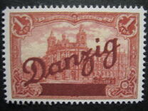 [German Empire Stamps Overprinted "Danzig", Scrivi L]