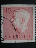 [King Gustaf VI Adolf of Sweden - New Engravement with Imprint, type EE1]