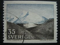 [Mountain Scenery and Uppsala Cathedral, Typ GS]