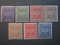[Coat of Arms of Poland - Vertical Lines in Background, Tip CL]