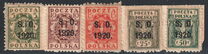 [Polish Stamps Overprinted "S. O. 1920." - Silésie Orientale, 類型 C]