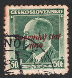 [Czechoslovakian Postage Stamps Overprinted "Slovenský štát 1939", type A6]