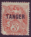 [Inscription: "MAROC" - Overprinted "TANGER", type A2]