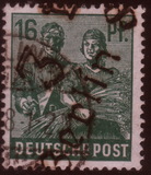 [Joint Allied Occupation Zones Stamps Handstamped, tyyppi A6]