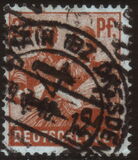 [Joint Allied Occupation Zones Stamps Handstamped, tyyppi A8]