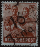 [Joint Allied Occupation Zones Stamps Handstamped, tyyppi A8]