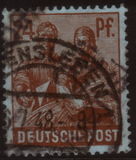 [Joint Allied Occupation Zones Stamps Handstamped, tyyppi A8]