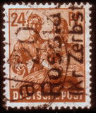 [Joint Allied Occupation Zones Stamps Handstamped, tyyppi A8]