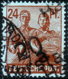 [Joint Allied Occupation Zones Stamps Handstamped, tyyppi A8]