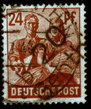 [Joint Allied Occupation Zones Stamps Handstamped, tyyppi A8]
