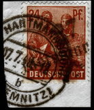 [Joint Allied Occupation Zones Stamps Handstamped, tyyppi A8]