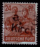 [Joint Allied Occupation Zones Stamps Handstamped, tyyppi A8]