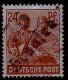 [Joint Allied Occupation Zones Stamps Handstamped, tyyppi A8]