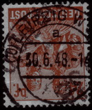 [Joint Allied Occupation Zones Stamps Handstamped, tyyppi A8]