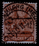 [Joint Allied Occupation Zones Stamps Handstamped, tyyppi A8]