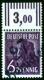 [Joint Allied Occupation Zones Stamps Handstamped, type A1]