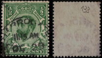 [King George V - Different Watermark, type BV2]