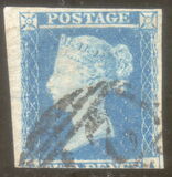 [Queen Victoria, 1819-1901 - White Line Below "POSTAGE" & Above "TWO PENCE", type B]