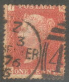 [Queen Victoria - Colored Control Letters in Corners, प्रकार I]