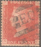 [Queen Victoria - Colored Control Letters in Corners, प्रकार I]