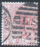 [Queen Victoria - Colored Control Numbers in Corners, प्रकार V]